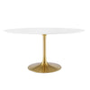 Modway Lippa 60" Oval Wood Dining Table