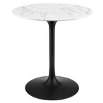 Modway Lippa 28" Round Artificial Marble Dining Table