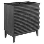 Modway EEI-5418 Render 30" Bathroom Vanity, Charcoal Black