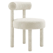 Modway EEI-6387-IVO Toulouse Boucle Fabric Dining Chair