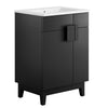 Modway EEI-6482 Miles 24” Bathroom Vanity, White Black