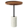 Modway EEI-6607 Amina Round Acacia Wood Side Table