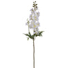 Vickerman EF222611 33" Artificial White Larkspur Spray. 3 Stems In A Bag.