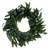 Vickerman EF224420 20" Artificial Green Seeded Willow Eucalyptus Wreath
