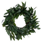 Vickerman EF224420 20" Artificial Green Seeded Willow Eucalyptus Wreath