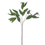 Vickerman EF224428 28" Artificial Green Seeded Willow Eucalyptus Spray. 2 Sprays In A Bag.