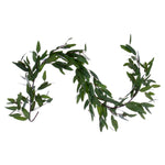 Vickerman Ef224460 60" Artificial Green Seeded Willow Eucalyptus Garland