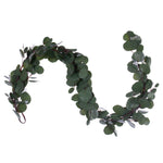 Vickerman Ef224660 60" Artificial Green Silver Dollar Populus Eucalyptus Garland