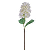 Vickerman EF225241 34" Artificial White Cone Hydrangea Spray. 2 Stems In A Bag.