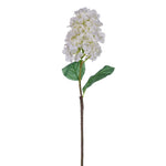 Vickerman EF225241 34" Artificial White Cone Hydrangea Spray. 2 Stems In A Bag.