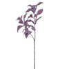 Vickerman EF225327 27" Artificial Frosted Burgundy Lambs Ear Spray. 3 Sprays In A Bag.