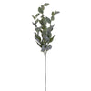Vickerman EF225628 28" Artificial Frosted Green Basil Leaf Spray. 3 Sprays In A Bag.