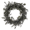 Vickerman EF227522 22" Artificial Green Gray Eucalyptus Wreath