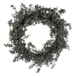 Vickerman EF227522 22" Artificial Green Gray Eucalyptus Wreath