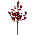 Vickerman EH210102 22" Artificial Red Outdoor Weather Resistant Berry Spray 6 Sprays Per Pack.