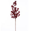 Vickerman EH210104 24" Artificial Red Outdoor Weather Resistant Berry Christmas Spray 2 Sprays Per Pack.