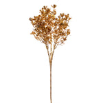 Vickerman EH210408 23" Artificial Gold Glitter Wild Flower Spray 3 Per Bag. Includes 3 Sprays Per Pack.