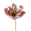 Vickerman EH211058 13" Artificial Rose Gold Magnolia Pick 3/Bag. Includes Three Pieces Per Bag.