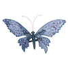 Vickerman EH211902 7.5" Blue Glitter Butterfly On Clip 4 Pieces Per Bag