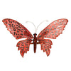 Vickerman EH211918 7.5" Orange Glitter Butterfly On Clip 4 Pieces Per Bag