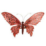 Vickerman EH211918 7.5" Orange Glitter Butterfly On Clip 4 Pieces Per Bag