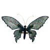 Vickerman EH211944 7.5" Seafoam Glitter Butterfly On Clip 4/Bag. Butterfly Measures 7.5 By 4.5 By 2 Inches.