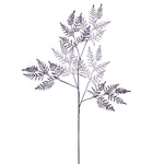Vickerman EH212207 34" Artificial Silver Metallic Fern Christmas Spray 2 Sprays Per Pack.