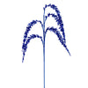 Vickerman EH212402 27" Artificial Blue Glitter Setaria Christmas Spray 3 Sprays Per Pack.