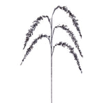 Vickerman EH212407 27" Artificial Silver Glitter Setaria Christmas Spray 3 Sprays Per Pack.
