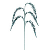Vickerman EH212444 27" Artificial Seafoam Glitter Setaria Christmas Spray 3 Sprays Per Pack.