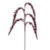 Vickerman EH212465 27" Artificial Burgundy Glitter Setaria Christmas Spray 3 Sprays Per Pack.