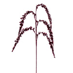 Vickerman EH212465 27" Artificial Burgundy Glitter Setaria Christmas Spray 3 Sprays Per Pack.