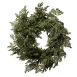 Vickerman EH213624 24" Artificial Green Cypress Wreath