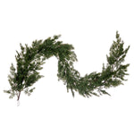 Vickerman Eh213665 66" Artificial Green Cypress Full Garland