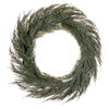 Vickerman EH214026 26" Artificial Green Cedar Wreath.
