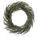 Vickerman EH214026 26" Artificial Green Cedar Wreath.