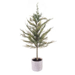 Vickerman EH214034 34" Artificial Green Cedar Sapling Potted.