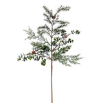 Vickerman EH214430 30" Artificial Green Snow Cedar And Eucalyptus Branch 1 Per Bag.