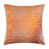 22" x 22" Brown and Gold Velvet Jacquard Pillow By Cloud9