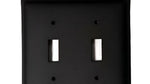 Cabin Style Deer & Trees Switch Plate – Wrought Iron Accent
