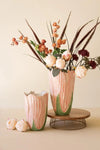 Two Piece Ceramic Vase Set – Decorative Home Accent – 12 H – Kalalou
