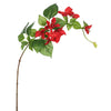 Vickerman FA172502 33" Red Single Bougainvillea Artificial Floral Stem Set Of 3