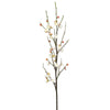 Vickerman FA172902 47" Artificial Cream Plum-Blossom Stem