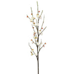Vickerman FA172902 47" Artificial Cream Plum-Blossom Stem