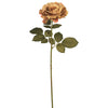 Vickerman FA174301 26" Artificial Light Brown Autumn French Rose Stem Set Of 3