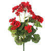 Vickerman FA174602 20" Artificial Red Geranium Bush.