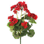Vickerman FA174602 20" Artificial Red Geranium Bush.
