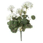 Vickerman FA174603-4 Artificial 20" White Geranium Bush 4 Per Pack.