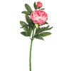 Vickerman FA174803 24" Artificial Pink Peony Stem Set Of 3