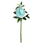 Vickerman FA174804 24" Artificial Blue Peony Bush 3/Pk